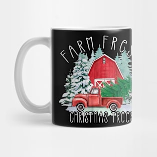 Christmast farm fresh trees Mug